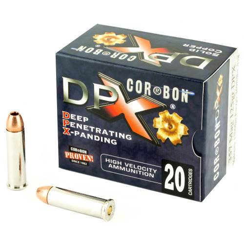 Cor-Bon .357 Magnum Ammo 125gr XPB Ammunition - 20 Rounds