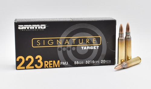 Ammo Inc .223 Rem Ammo 55gr FMJ Ammunition - 20 Rounds