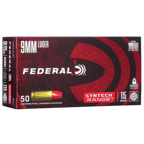 Federal 9mm Ammo 115gr TSJ Ammunition - 50 Rounds