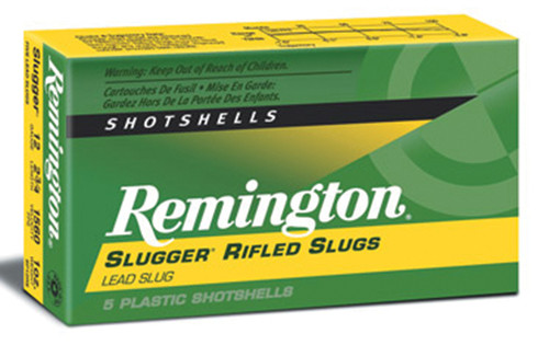 Remington 12 Gauge Shotgun Ammunition 20270 3" Rifled Slug - 5 Shells