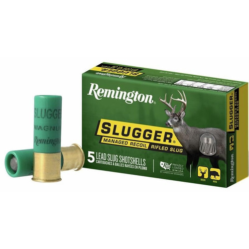 Remington 12 Gauge Ammo 1 oz Slug Ammunition - 100 Rounds
