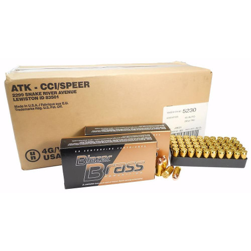 CCI 45 Auto Ammo 230gr FMJ Ammunition - 1000 Rounds