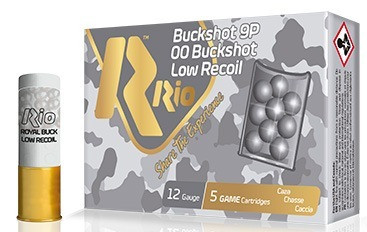Rio Ammunition 12 Gauge Ammo 9 Pellets 00 Buck Ammunition - 25 Rounds