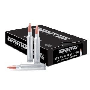 Ammo Inc .223 Remington Ammo 55gr HPBT Ammunition - 20 Rounds