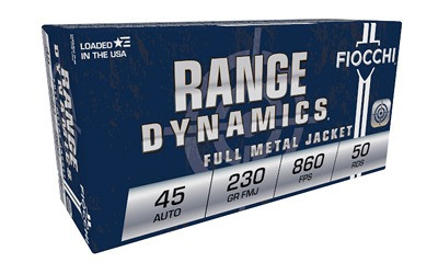 Fiocchi .45 ACP Ammo 230gr FMJ Ammunition - 50 Rounds