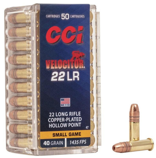CCI 22 LR Ammo 40gr CPHP Ammunition - 5000 Rounds