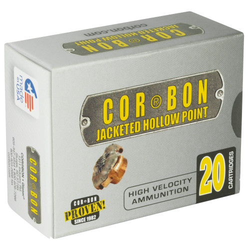 Cor-Bon .357 Sig Ammo 125gr JHP Ammunition - 20 Rounds