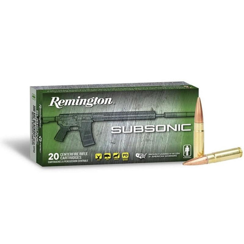 Remington 300 Blackout Ammo 220gr OTFB Ammunition - 20 Rounds
