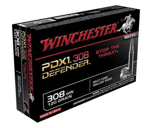 Winchester .308 Win Ammo 120gr HP Ammunition - 20 Rounds