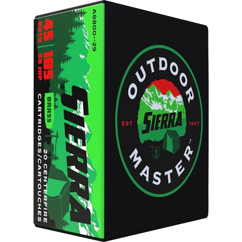 Sierra .45 ACP Ammo 185gr JHP Ammunition - 20 Rounds