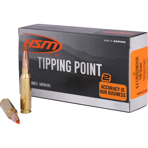 HSM 6.5 Creedmoor Ammo 140gr SST Ammunition - 20 Rounds