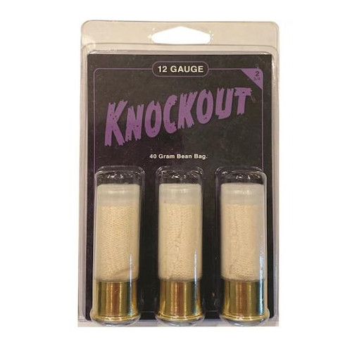 Reaper Defense 12 Gauge Ammo 2-3/4" 60gr Bean Bag Ammunition - 3 Rounds