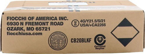 Fiocchi 20 Gauge Ammo 3/4 oz #7.5 Lead Ammunition - 250 Rounds