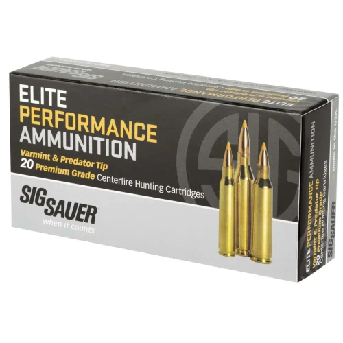 Sig Sauer .22-250 Remington Ammo 40gr EET Ammunition - 20 Rounds