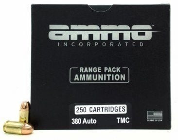 Ammo Inc 380 ACP Ammo 100gr TMC Ammunition - 250 Rounds