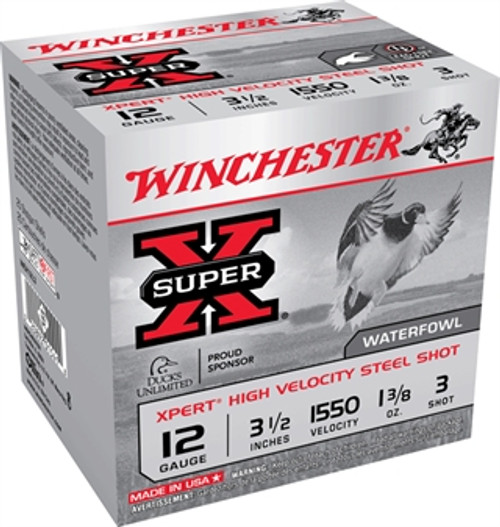 Winchester 12 Gauge Shotgun Ammunition WEX12L2 3.50" #2 - 25 Shells