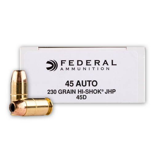 Federal .45 ACP Ammo 230gr JHP Ammunition - 1000 Rounds