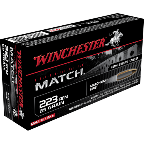 Winchester .223 Ammo 69gr OTM Ammunition � 20 Rounds