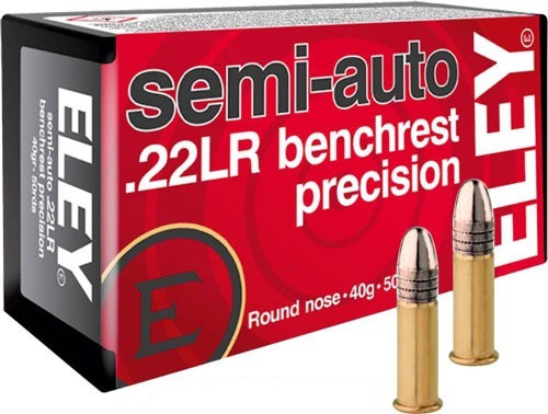 Eley .22 LR Ammo 40gr LRN Ammunition - 50 Rounds
