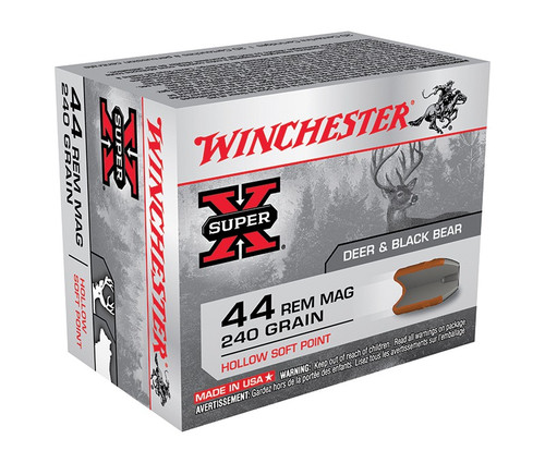 Winchester .44 Magnum Ammo 240gr SP Ammunition - 20 Rounds