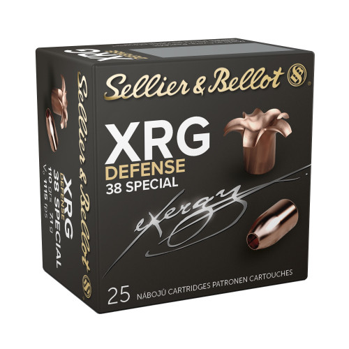 Sellier & Bellot .38 Special Ammo 110gr XRG-D Ammunition - 25 Rounds