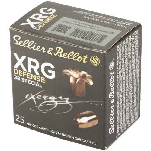 Sellier & Bellot 38 Special Ammo 110gr Hollow Point Ammunition - 25 Rounds Sellier & Bellot 38 Special Ammo 110gr Hollow Point Ammunition - 25 Rounds