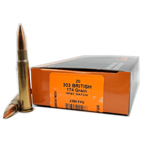 HSM 303 British Ammo 174gr HPBT Ammunition - 20 Rounds