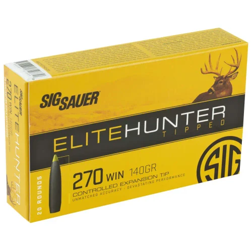 Sig Sauer 270 Winchester Ammo 140gr CET Ammunition - 20 Rounds