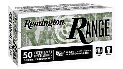 Remington 9mm Ammo 115gr FMJ Ammunition - 50 Rounds