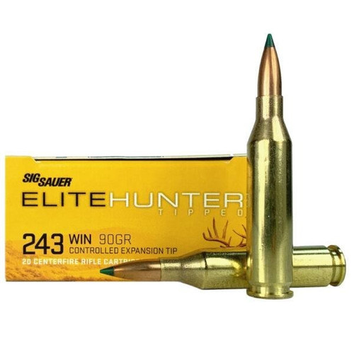 Sig Sauer 243 Win Ammo 90gr PT Ammunition - 20 Rounds