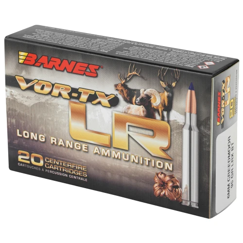 Barnes 6mm Creedmoor Ammo 95gr LRX Ammunition - 20 Rounds
