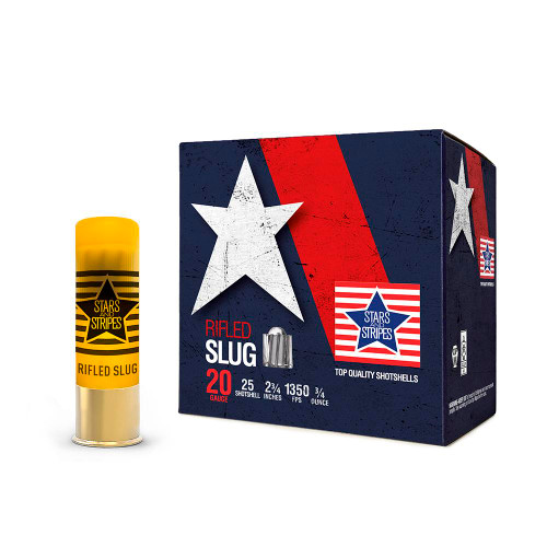 TRZ Trading 20 Gauge Shotgun Ammunition CSLUG21 2-3/4" Slug - 25 Shells