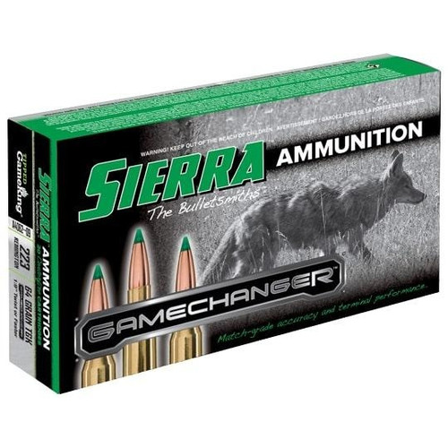 Sierra .223 Rem Ammo 64gr STGK Ammunition - 20 Rounds