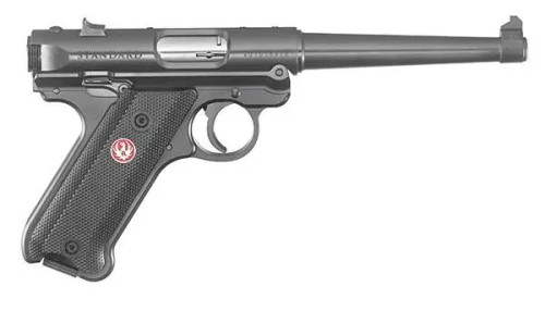 RUGER MRK IV STD 22LR 6" BLUED BLK GRP FXD SIGHT