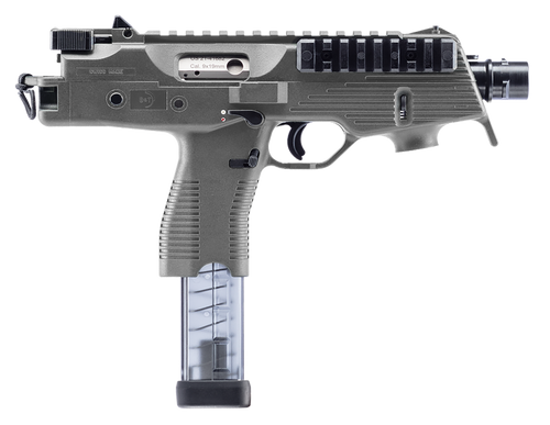 B&T Firearms BT-30105-N-US-SG TP  9mm Luger 25+1 5.10" Black Steel Barrel, Sniper Gray Cerakote Polymer Picatinny Rail Receiver, Ambidextrous