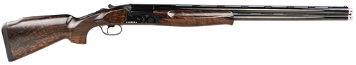 F.A.I.R. FRDC431228 Carrera Giovane Full Size 12 Gauge Break Open 3" 2rd 28" Black Over/Under Vent Rib Barrel, Black Stainless Steel Receiver, Monte Carlo Opta Wood Stock, Right Hand