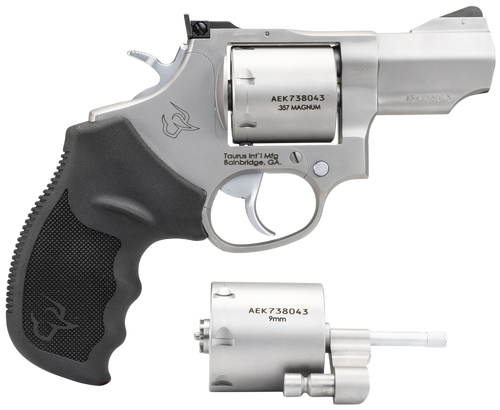 Taurus 2-692029 692  Medium Frame 357 Mag/38 Special +P/9mm 7rd 2.50" Matte Stainless Cylinder/Frame/Barrel Transfer Bar Safety