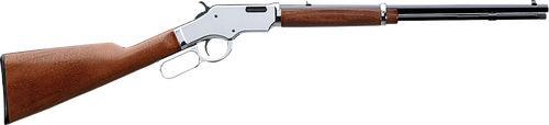 Taylors & Company 550223 Uberti Scout 22 LR Caliber with 14+1 Capacity, 19" Blued Barrel, Chrome-Plated Metal Finish & Walnut Stock Right Hand (Full Size)