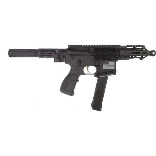 Fostech Wolf Tech-15 Pistol - Black | 9mm| 4.5" Barrel | 4" Mach-2 Rail | Installed Echo-II Trigger