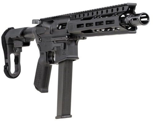 Diamondback DB9 AR Pistol - Black | 9mm | 10" Barrel | 9" M-LOK Rail | Magpul Grip | A2 Flash Hider | SBA3 Brace