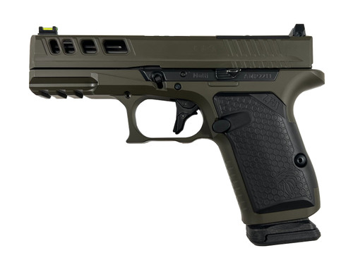 Live Free Armory AMP Compact Pistol - OD Green | 9mm | 3.9" Fluted Barrel | 15rd | Optic Cut