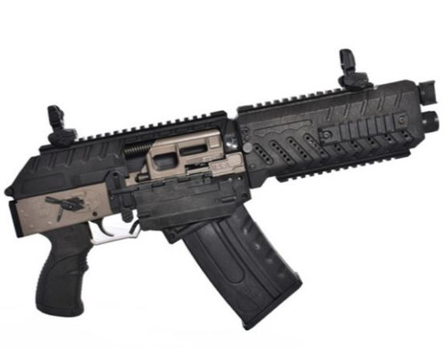 FosTech Origin-12 SABS Semi-Automatic Breaching Shotgun (AOW) - Hard Nickel w/ Nickel Internals | 12ga | 9.75" Barrel