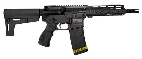 FosTech Tech-15 Fighting Hercules AR15 Pistol - Black | 5.56NATO | 7.5" Barrel | Mach-2 7" M-LOK Rail | Installed Fostech Echo Sport Trigger