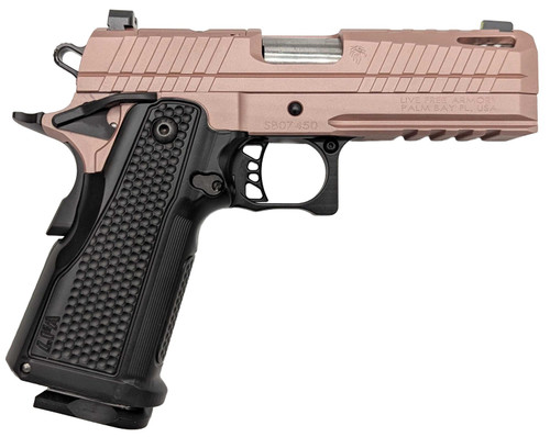 LFA Apollo 11 Compact Pistol - 9mm | Rose Blush |Aluminum Grip | 4.1" | 1x17rd Mag