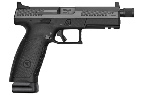 CZ P-10 F Pistol - Black | 9mm | 5.11" Threaded Barrel | 21rd | Night Sights | Suppressor-Ready