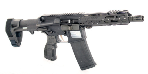 Fostech Bradley Fighting AR-15 Pistol - Black | 300 BLK | 7.5" Barrel | 7" Mach-ll Rails | PDW Brace | Installed Echo-ll Trigger