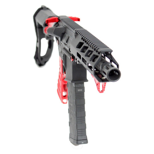 CBC PS2 ALIEN Forged Aluminum AR Pistol - Red | .223 Wylde | 7.5" barrel | UPGRADED 7" M-LOK Rail | SBA3 Brace