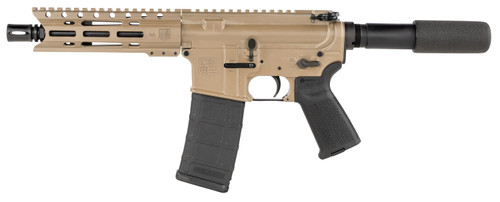 Diamondback DB15 AR Pistol - FDE | 5.56NATO | 7" Barrel | 6" M-LOK Rail