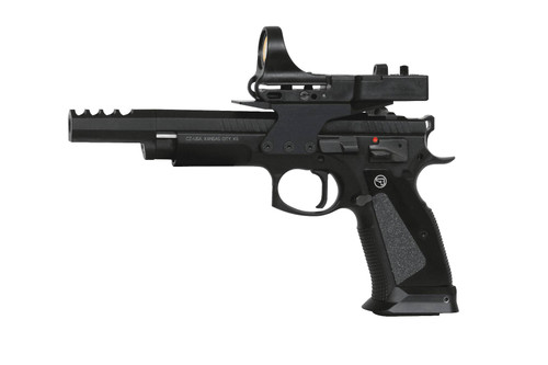 CZ 75 Czechmate Pistol - Black | 9mm | 5.23" Barrel | 20rd | Fixed Sights | Black Grips