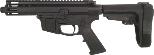 FM FM9 Billet AR15 Pistol - Black | 9mm | 5" Barrel | SBA3 Brace| Mag NOT Included